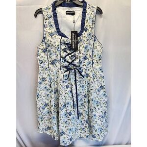 Scarlet Darkness October Fest Floral Women's Size L Dress NWT E8